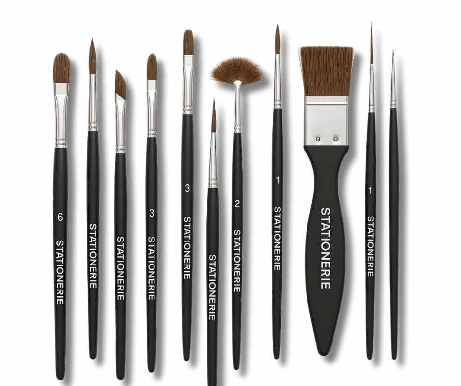 Stationerie Mix Media Brush Set Of 11