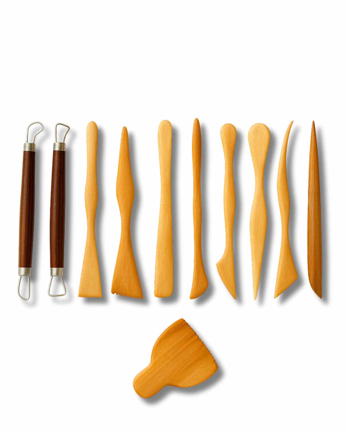 Stationerie Clay Modelling Tools Set Of 10+1 (Free)