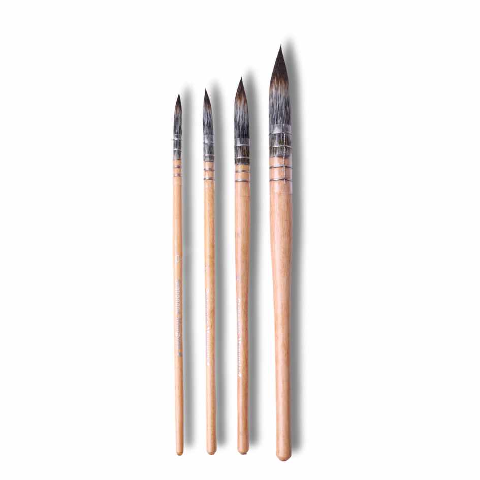 Stationerie Pro Mop Brush Set Of 4 1st Gen (India's Top Selling)