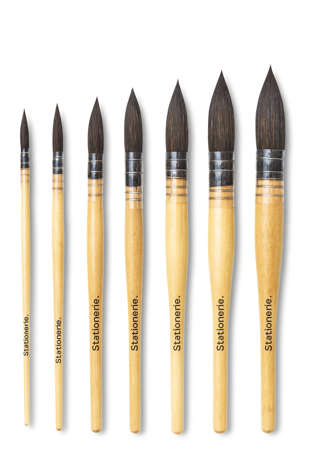 Stationerie Mop Brush Set Of 7 (Brush Holder Free)