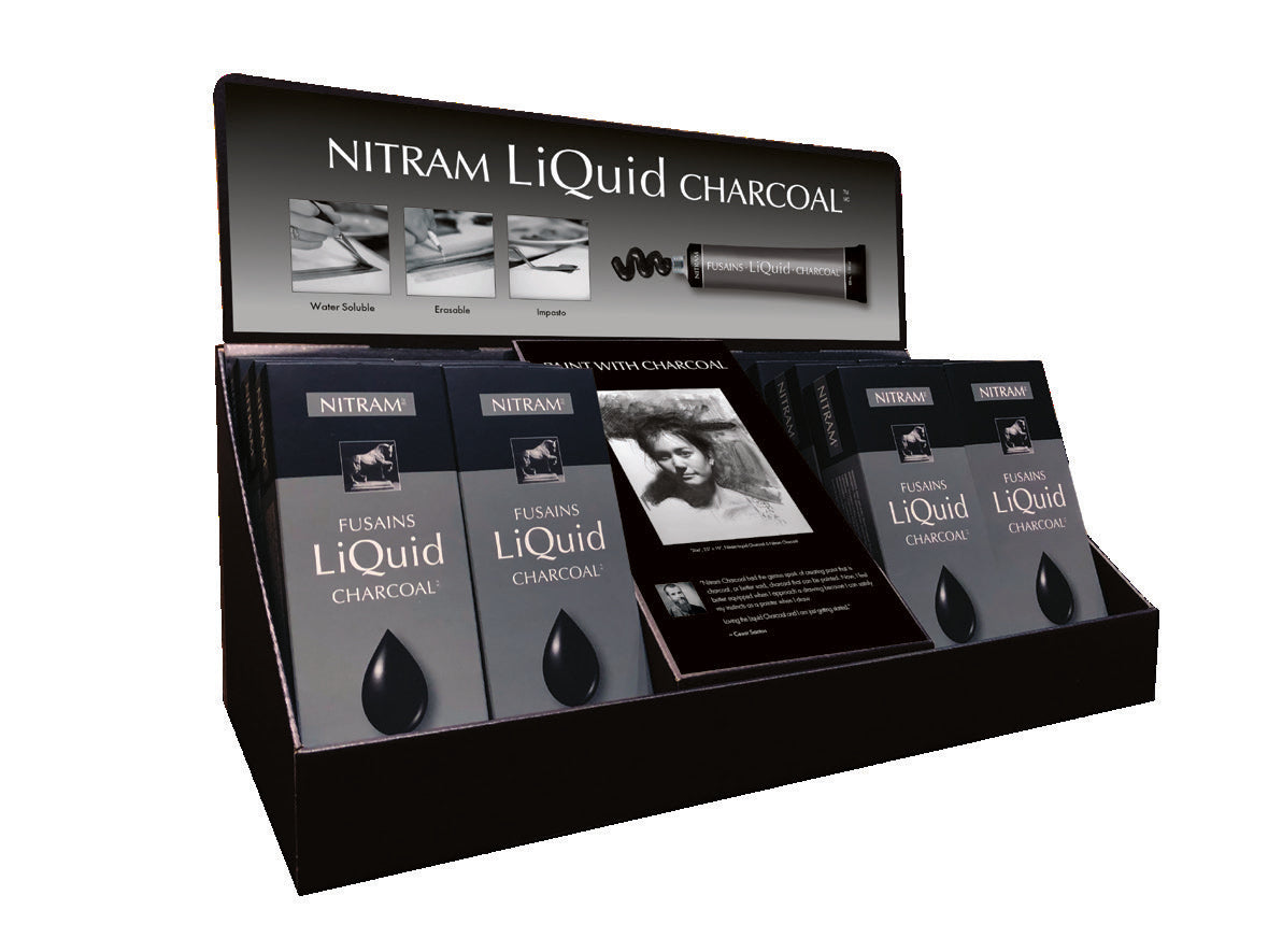 Nitram Liquid Charcoal Retail Display Pack (700339)