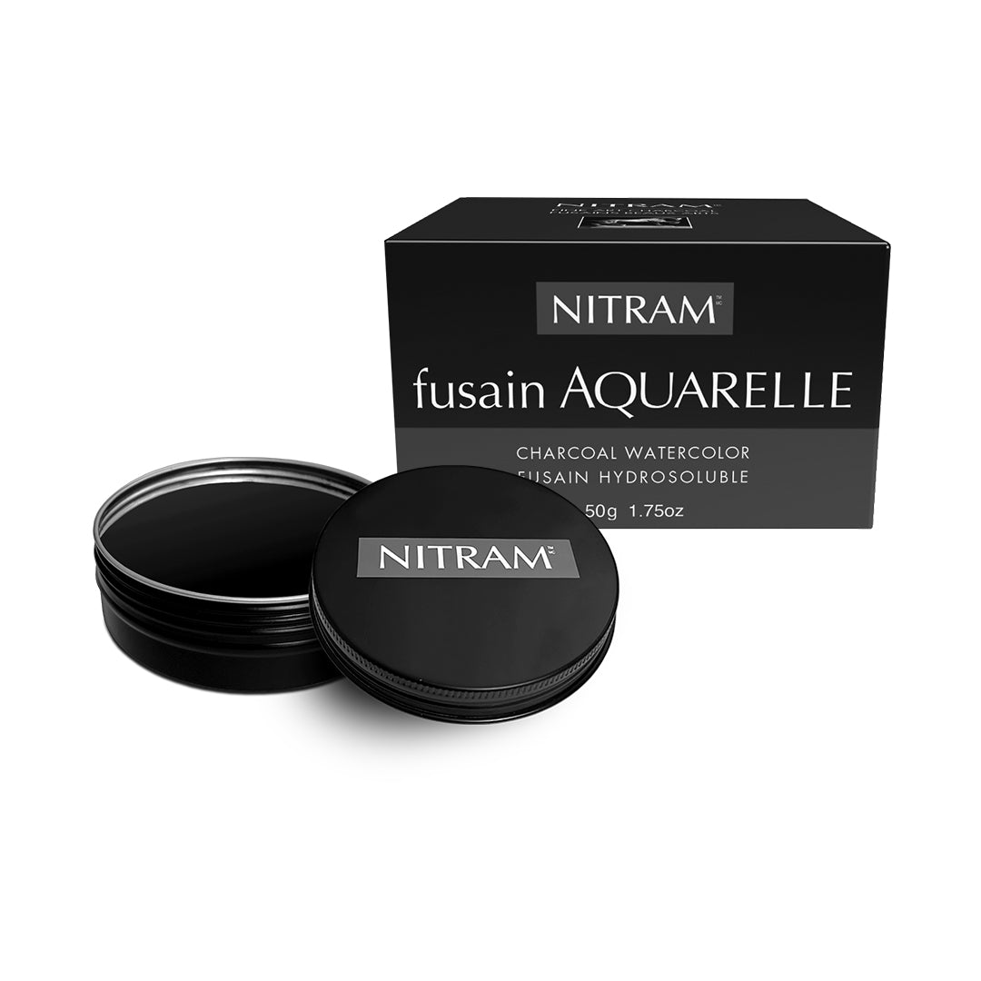 Nitram Fusain Aquarelle Charcoal Watercolour 50g Tin (700340)