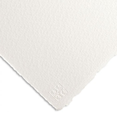 Saunders Waterford St Cuthberts Rough White (4 Deckle Edges) 190 gsm 560x760mm (22" x 30", 10 Sheets)
