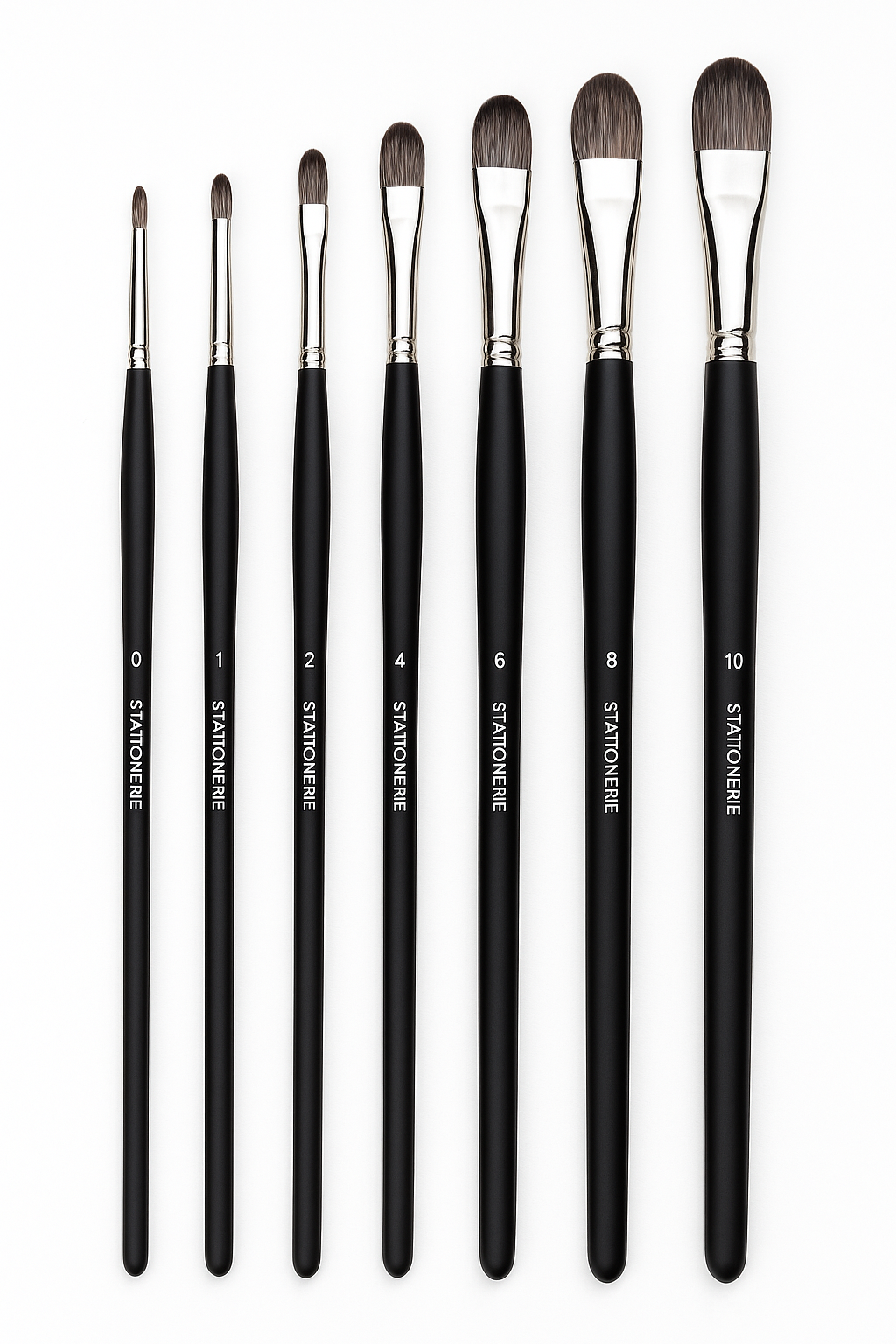 Stationerie Classic Filbert Set of 7, 11'' LH Mangosta