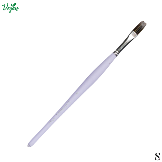 Stationerie Signature Flat Synthetic Brush 6 (Handle Color May Vary On Availability)