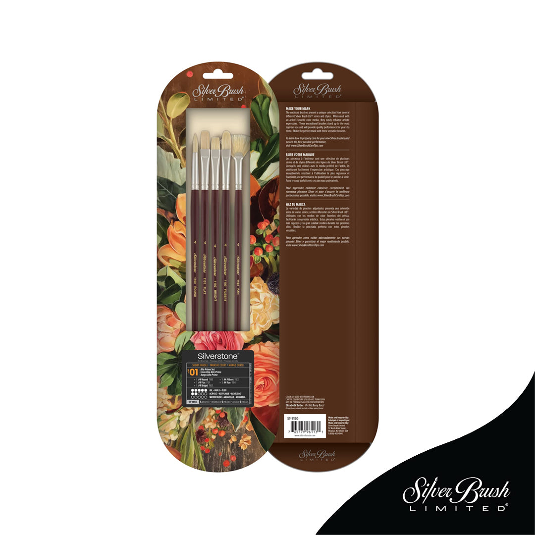 Silver Brush Limited Silverstone Oil Paintbrushes Set (ST-1150)