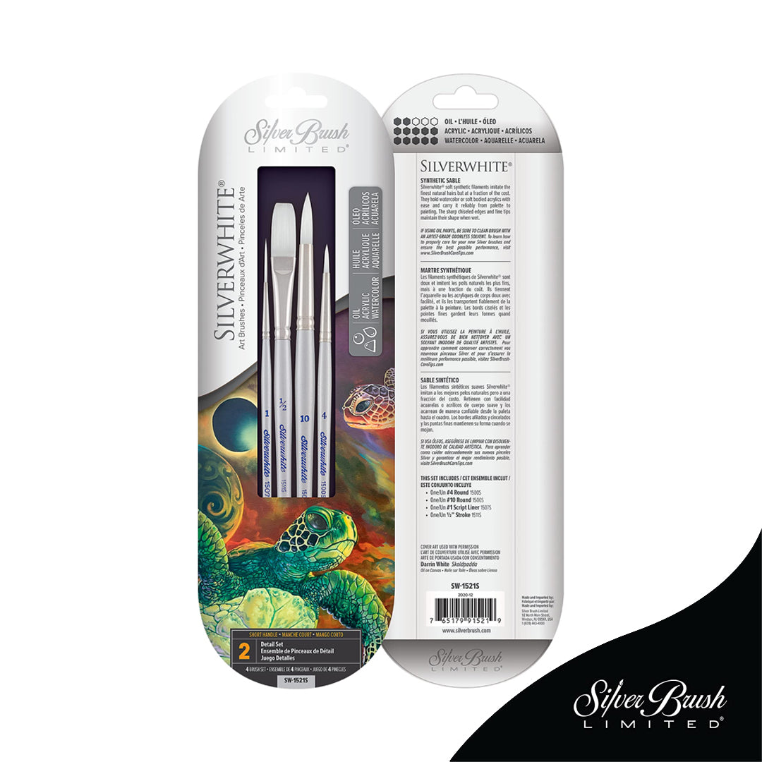 Silver Brush Silverwhite Better Watercolour Set of 4 (SW-1521S)