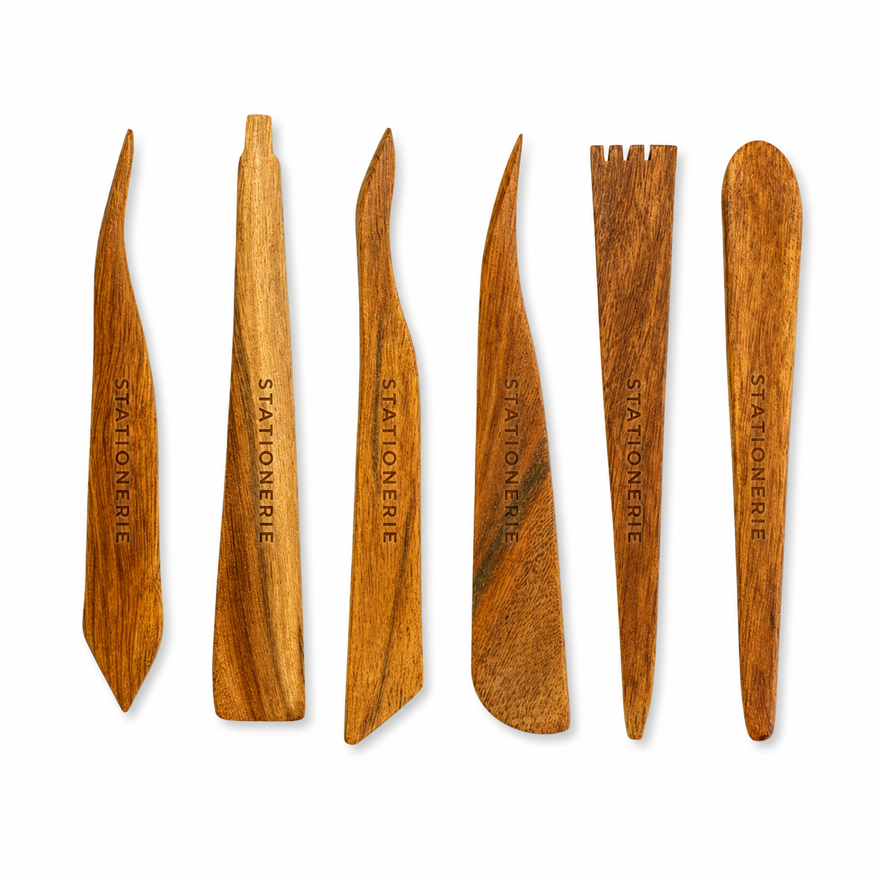 Stationerie Clay Tool Set 6 Catalyst with engraved branding