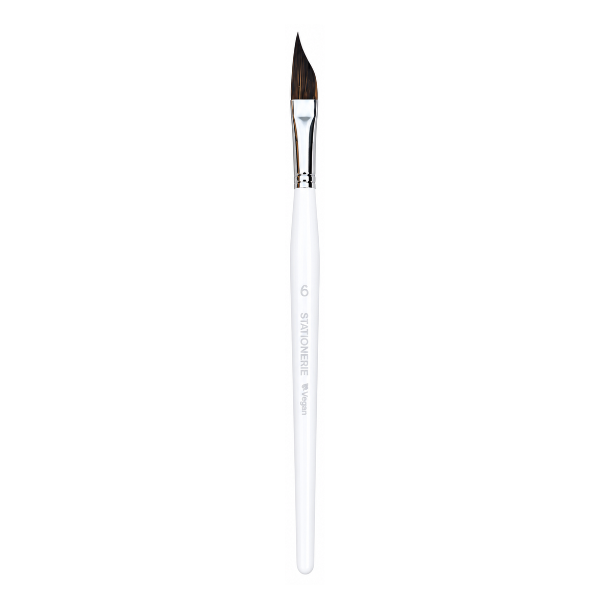Stationerie Petal Triangle Brush size 6, single brush on white background