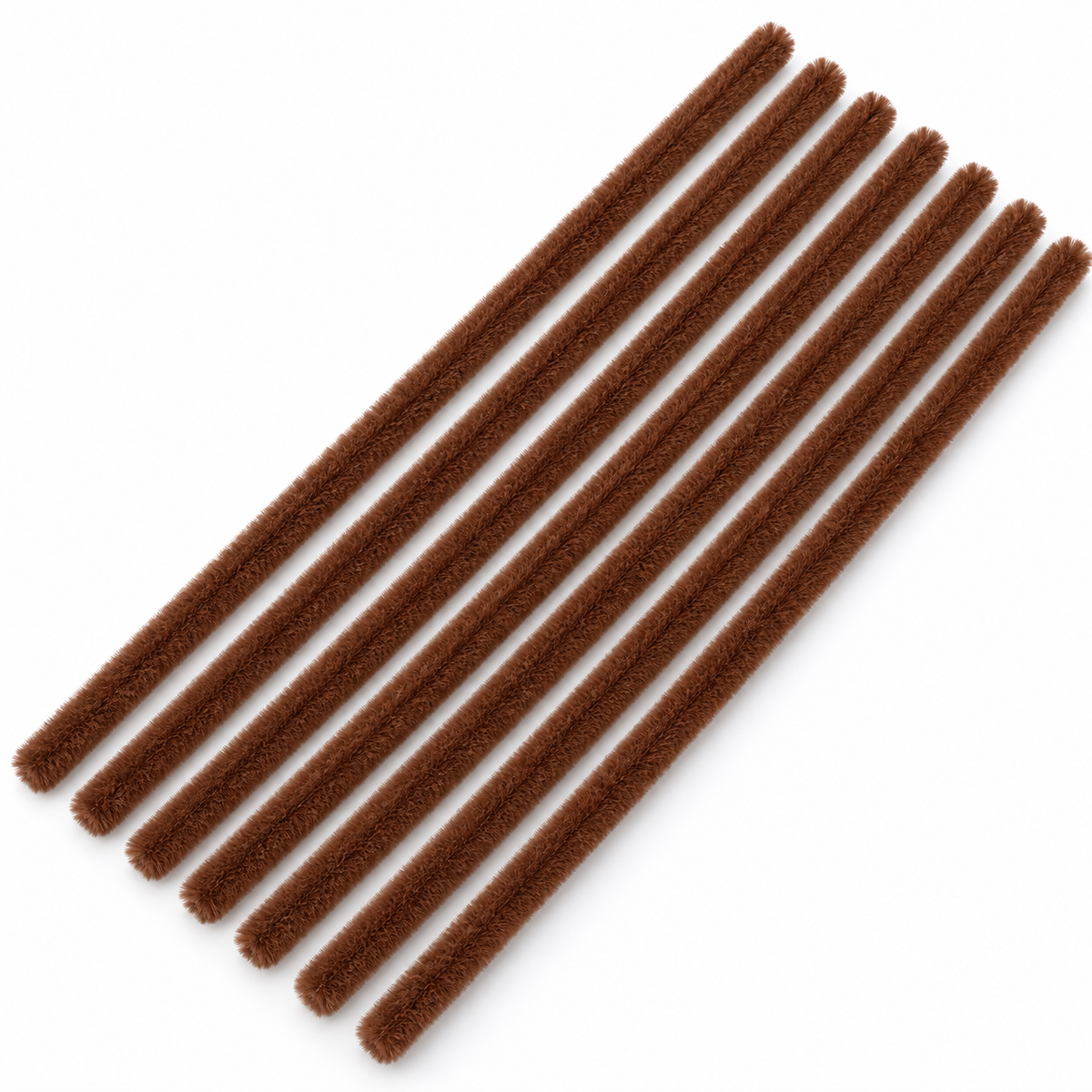 Coffee chenille pipe cleaners – AI colour illustration