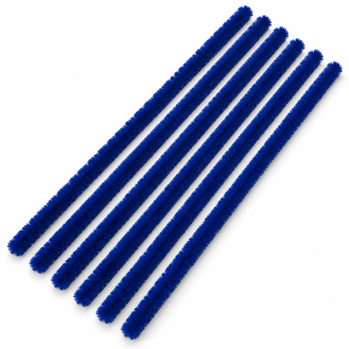 Dark Blue chenille pipe cleaners – AI colour illustration