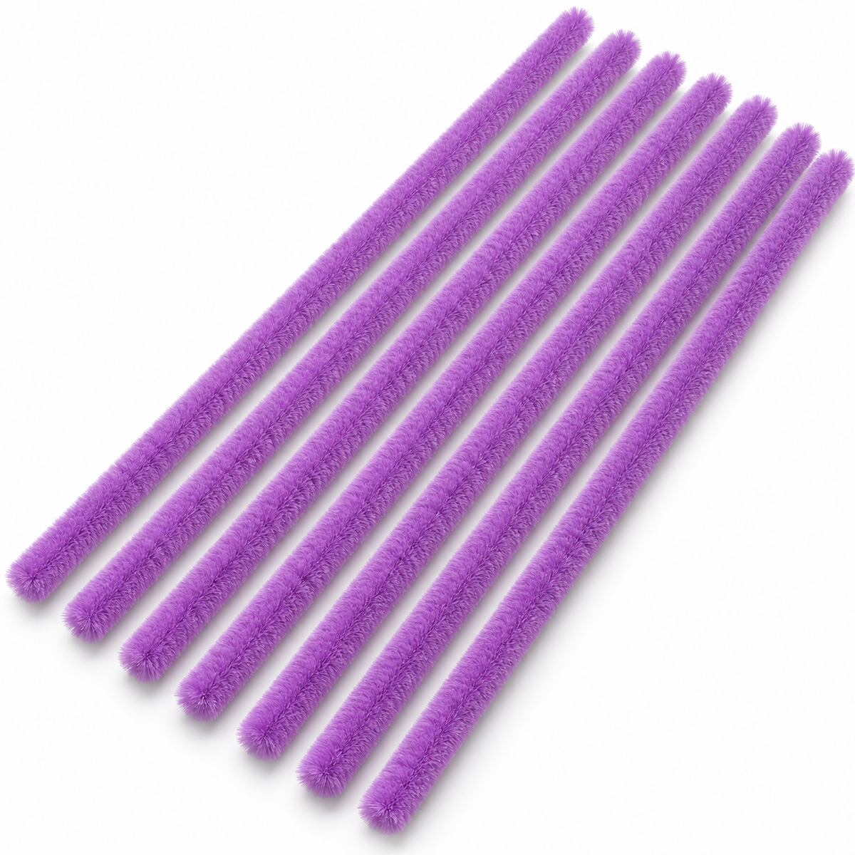 Orchid chenille pipe cleaners – AI colour illustration