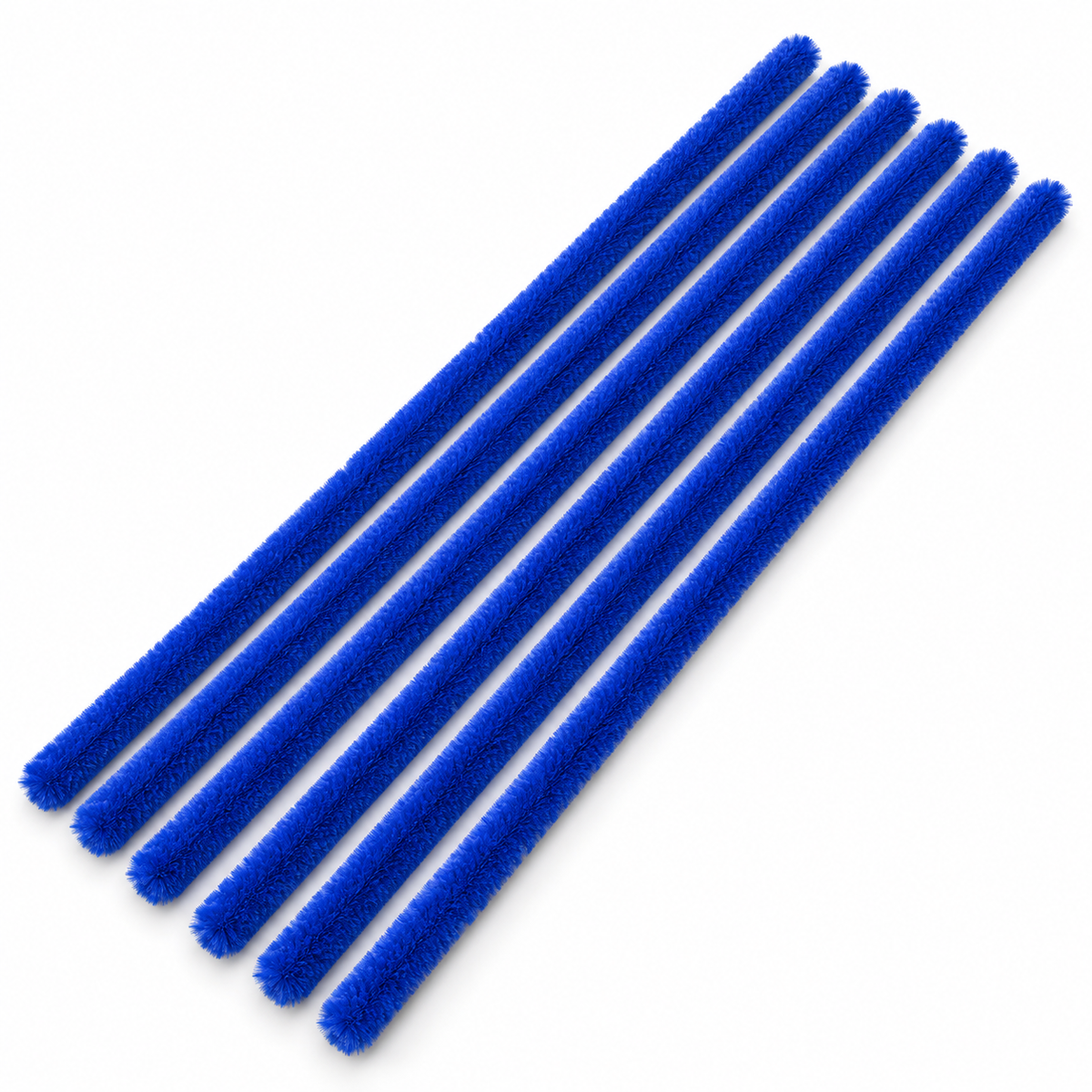 Royal Blue chenille pipe cleaners – AI colour illustration