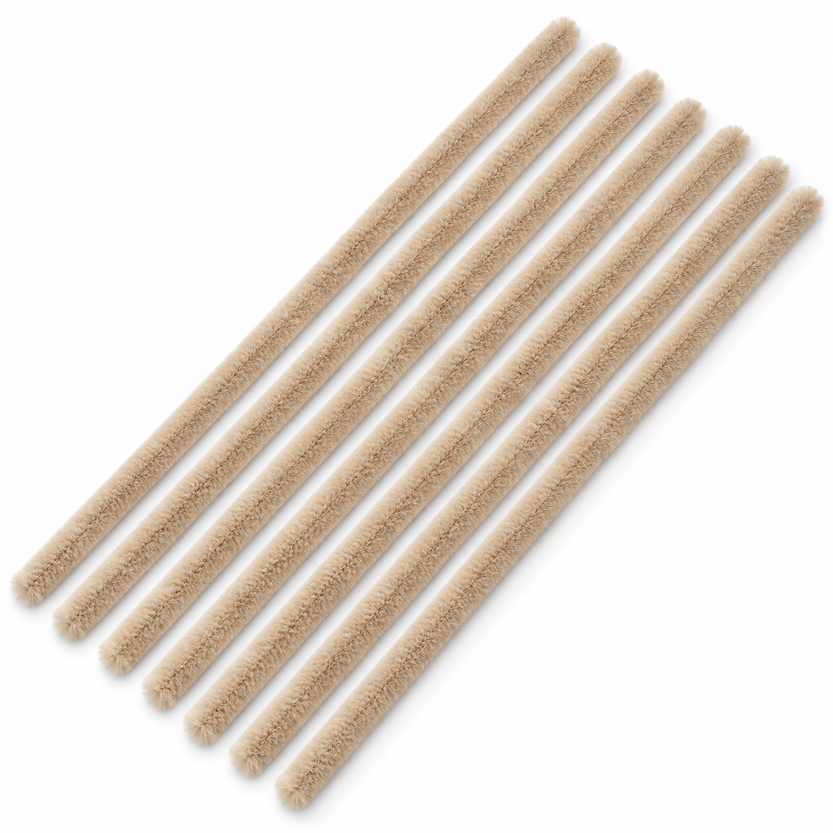 Sand chenille pipe cleaners – AI colour illustration