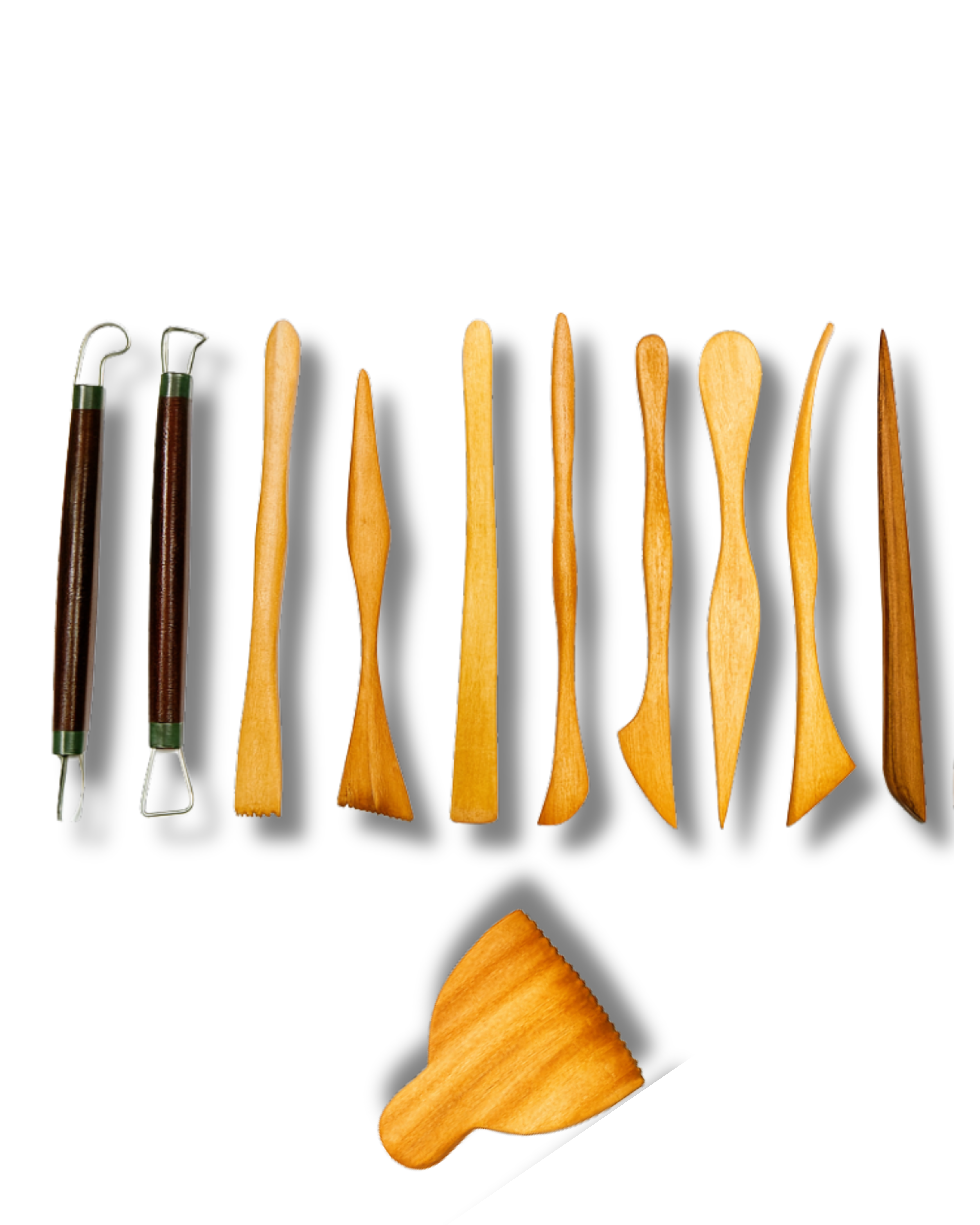 Stationerie Clay Modelling Tools Set Of 10+1 (Free)