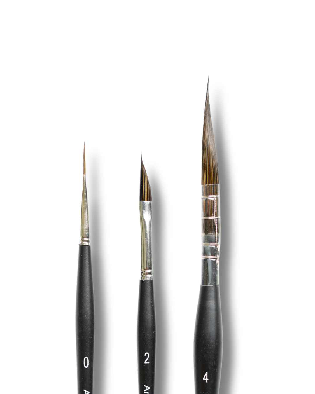 Stationerie Petal Set of 2 + Calligraphy Rigger Mop Brush Hybrid Kolinsky