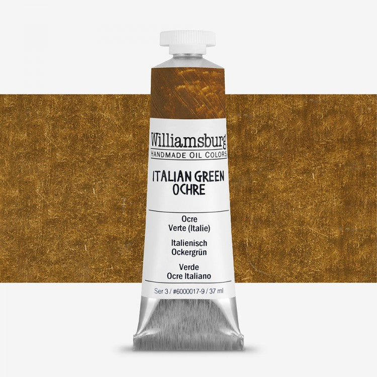 Williamsburg Italian Green Ochre Oil Colour 37 ml