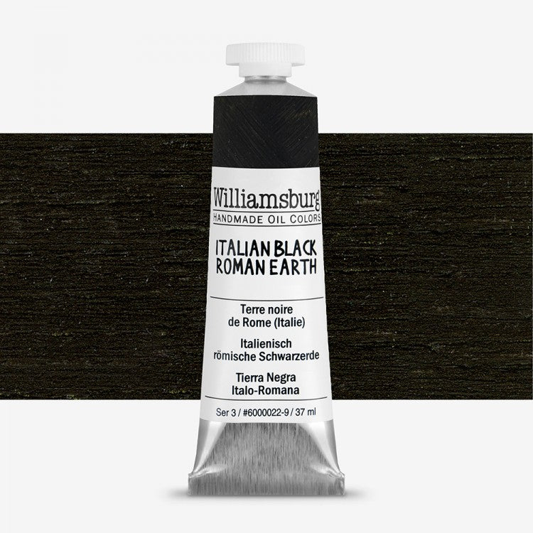 Williamsburg Italian Black Roman Earth Oil Colour 37 ml