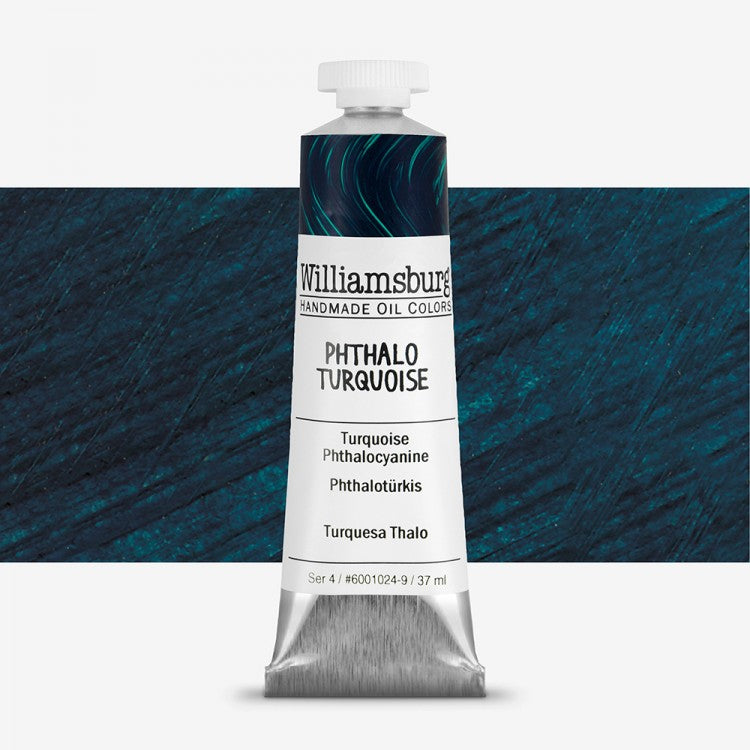 Williamsburg Phthalo Turquoise Oil Colour 37 ml