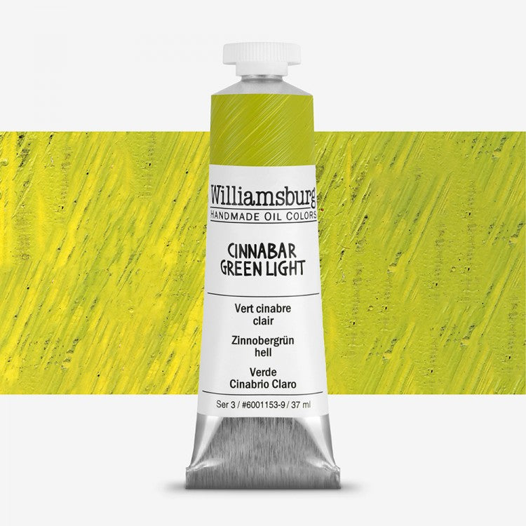 Williamsburg Cinnabar Green Light Oil Colour 37 ml