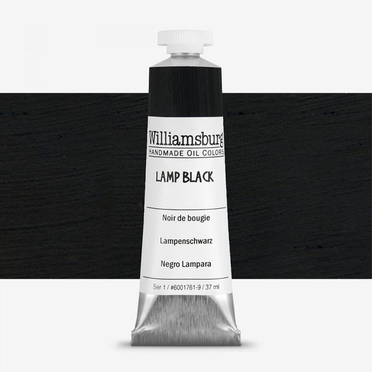 Williamsburg Lamp Black Oil Colour 37 ml