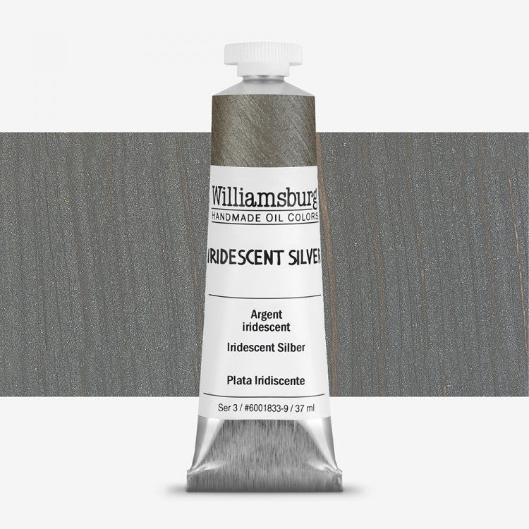 Williamsburg Iridescent Silver Oil Colour 37 ml
