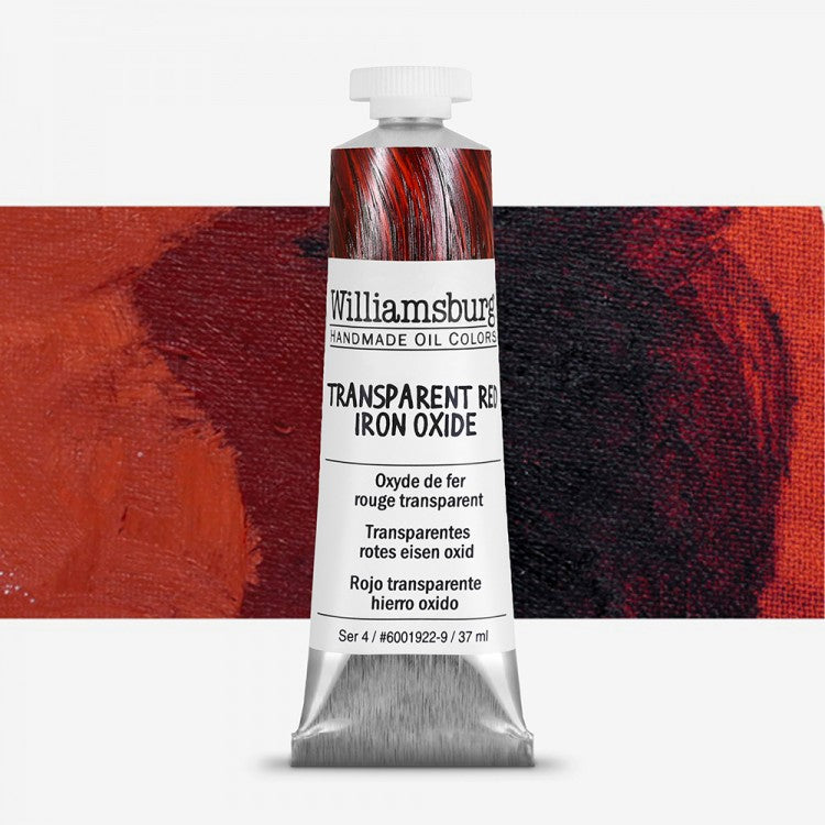 Williamsburg Transparent Red Iron Oxide Oil Colour 37 ml