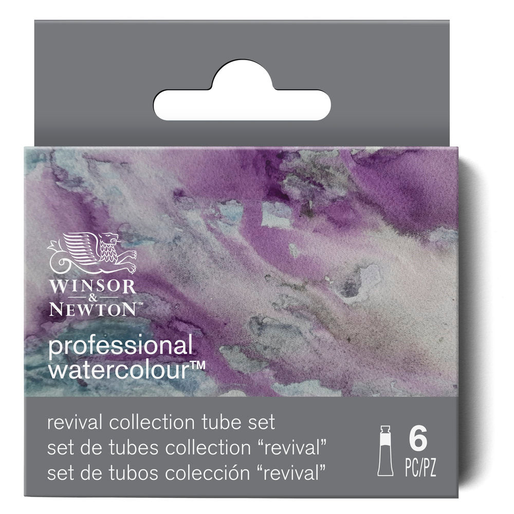 Winsor & Newton Professional Water Colour Revival Collection 6 x 5ml - front