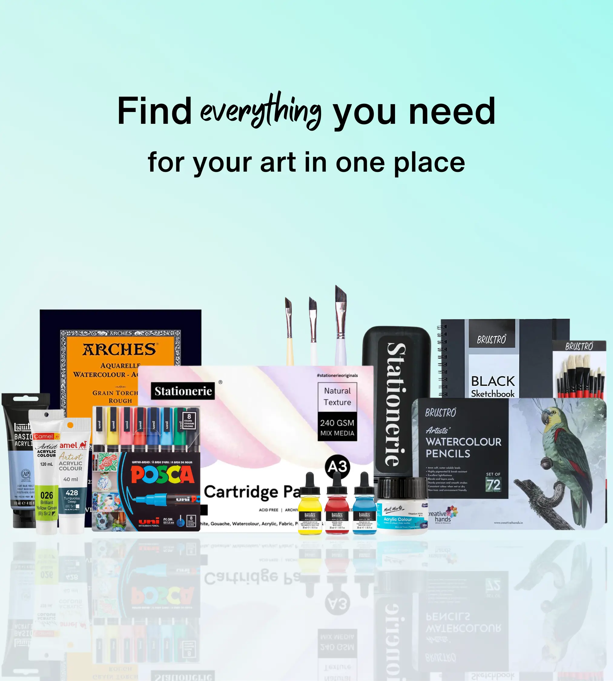 Find everything you need for your art in one place (2)
